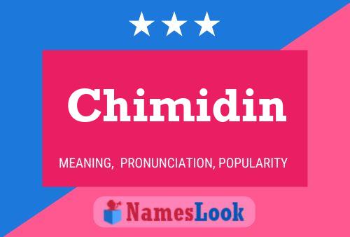 Pôster do nome Chimidin