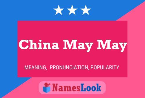 Pôster do nome China May May