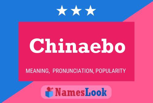 Pôster do nome Chinaebo