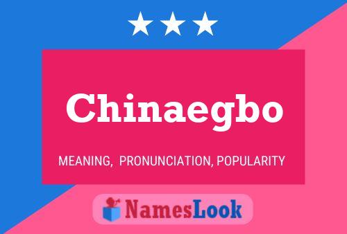 Pôster do nome Chinaegbo