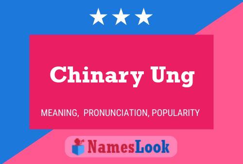 Pôster do nome Chinary Ung