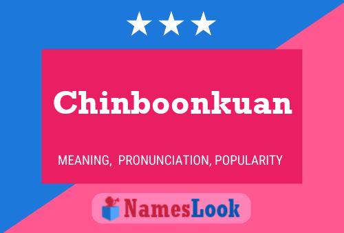 Pôster do nome Chinboonkuan