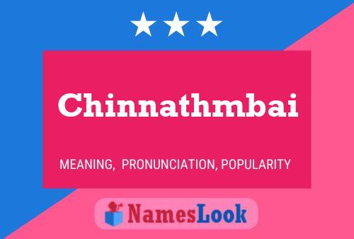 Pôster do nome Chinnathmbai