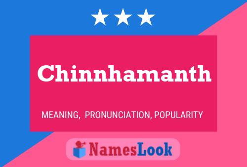 Pôster do nome Chinnhamanth