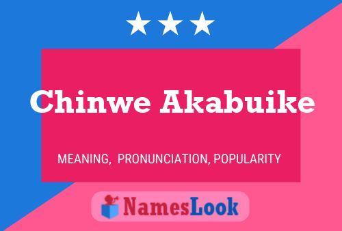 Pôster do nome Chinwe Akabuike