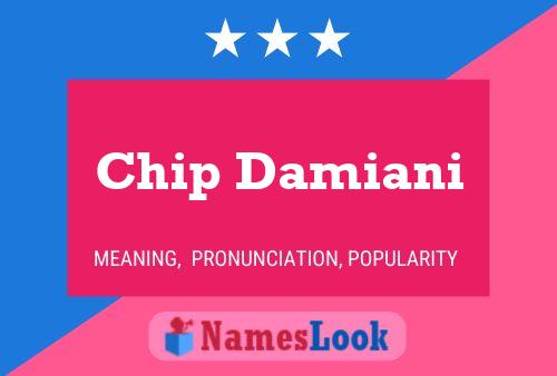 Pôster do nome Chip Damiani