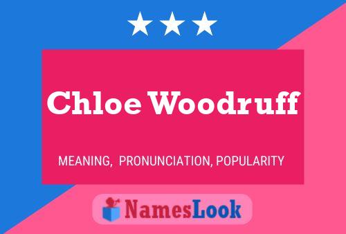 Pôster do nome Chloe Woodruff