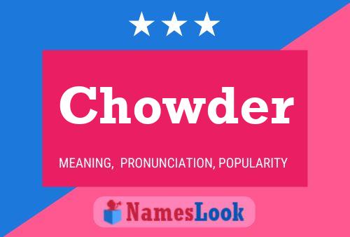 Pôster do nome Chowder