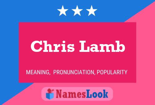 Pôster do nome Chris Lamb