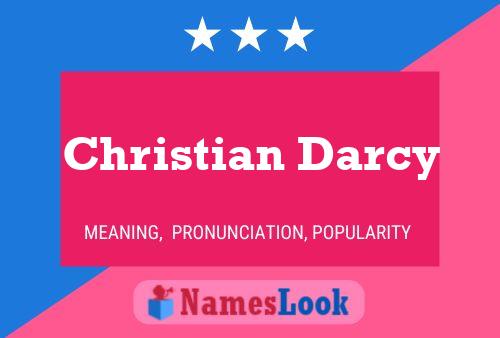 Pôster do nome Christian Darcy