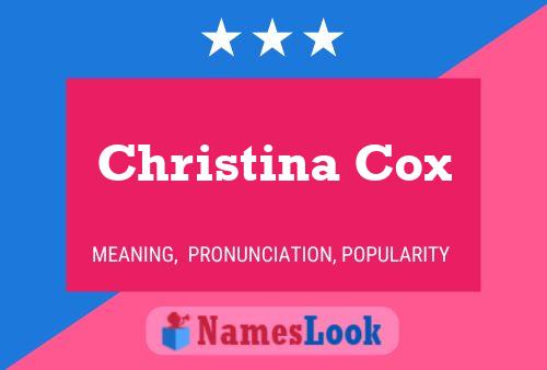 Pôster do nome Christina Cox