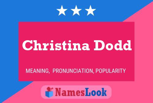 Pôster do nome Christina Dodd