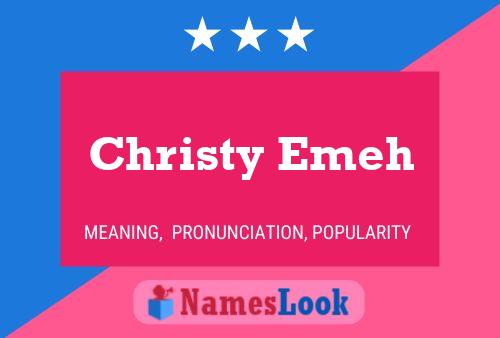 Pôster do nome Christy Emeh