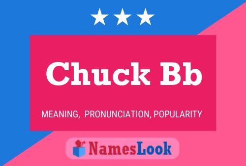 Pôster do nome Chuck Bb