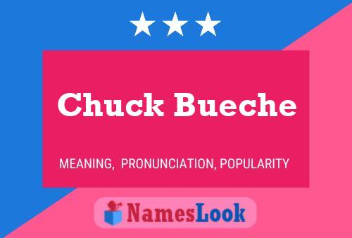 Pôster do nome Chuck Bueche