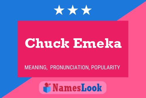 Pôster do nome Chuck Emeka