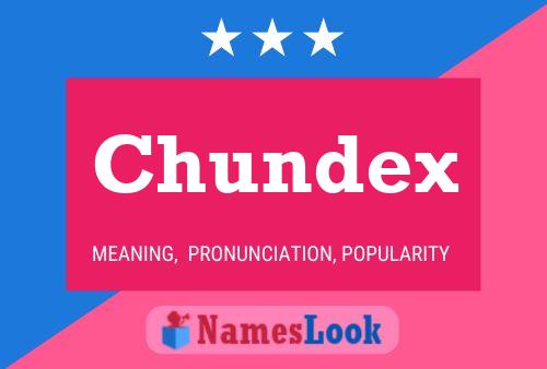 Pôster do nome Chundex