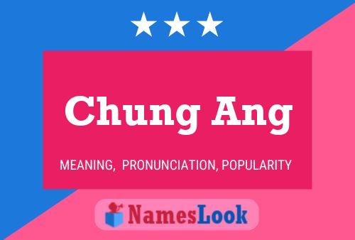 Pôster do nome Chung Ang