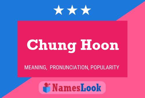 Pôster do nome Chung Hoon