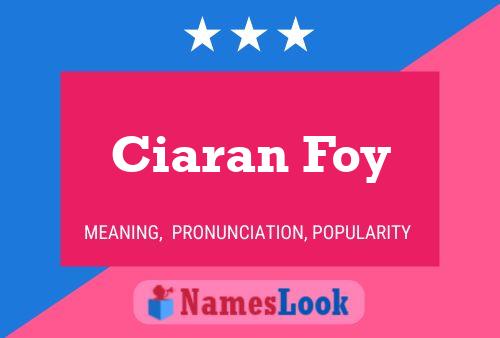 Pôster do nome Ciaran Foy