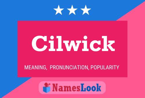 Pôster do nome Cilwick