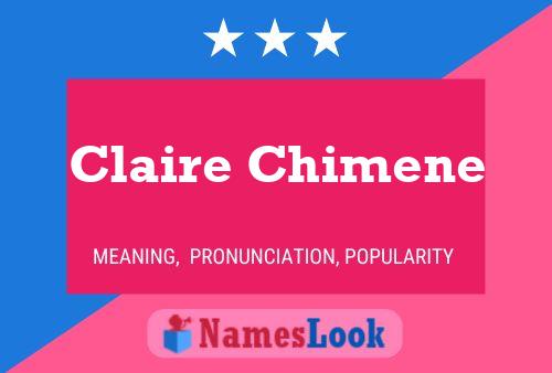 Pôster do nome Claire Chimene