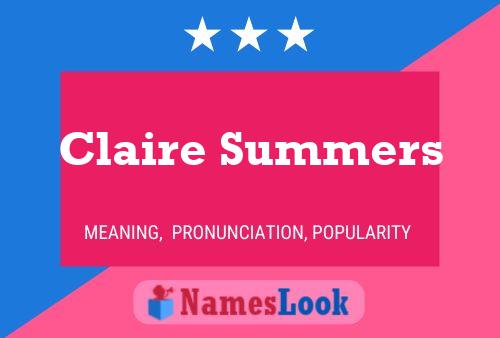 Pôster do nome Claire Summers