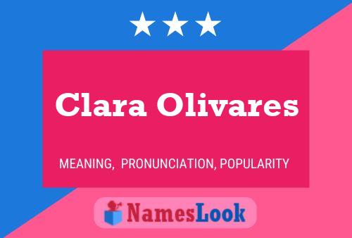 Pôster do nome Clara Olivares