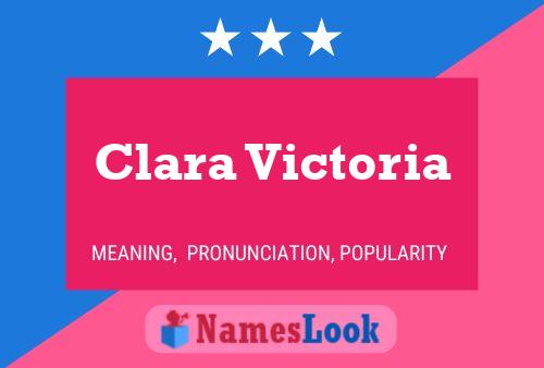 Pôster do nome Clara Victoria