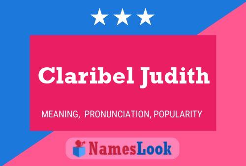 Pôster do nome Claribel Judith