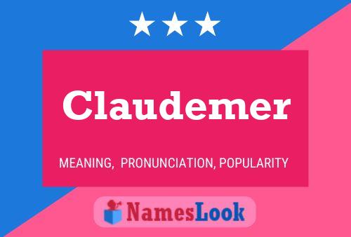 Pôster do nome Claudemer