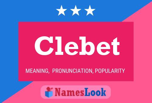 Pôster do nome Clebet