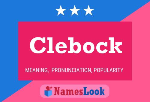 Pôster do nome Clebock