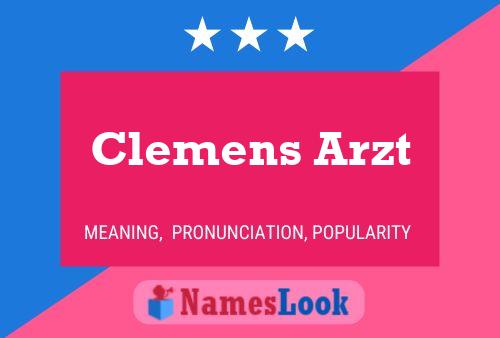 Pôster do nome Clemens Arzt