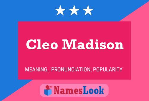 Pôster do nome Cleo Madison