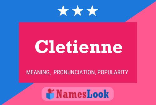 Pôster do nome Cletienne