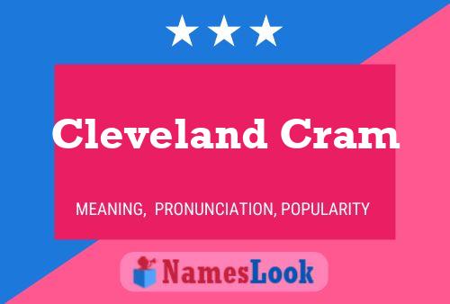 Pôster do nome Cleveland Cram