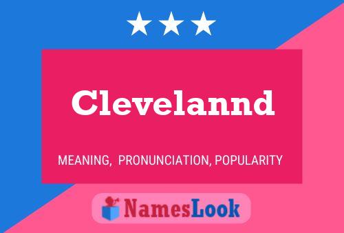 Pôster do nome Clevelannd