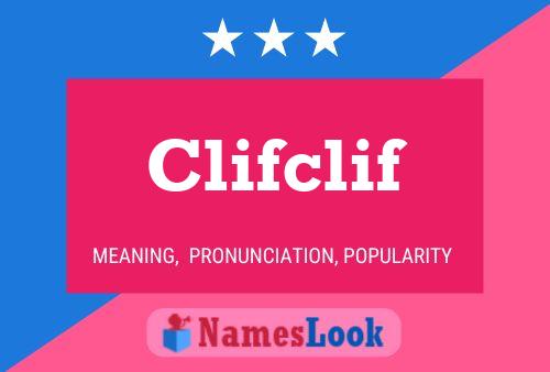 Pôster do nome Clifclif