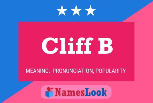 Pôster do nome Cliff B