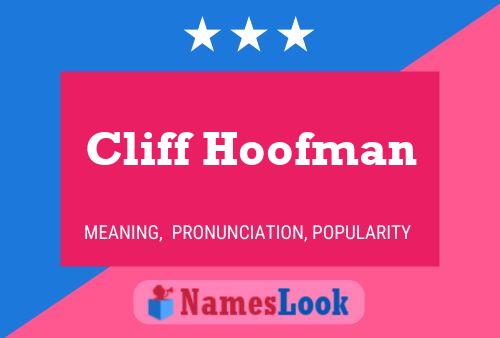 Pôster do nome Cliff Hoofman