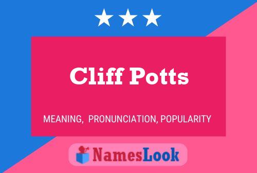 Pôster do nome Cliff Potts