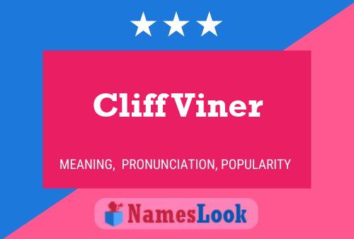 Pôster do nome Cliff Viner