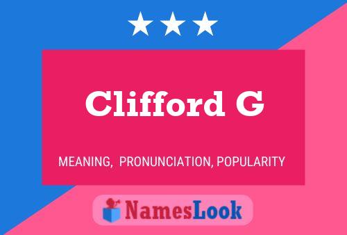 Pôster do nome Clifford G