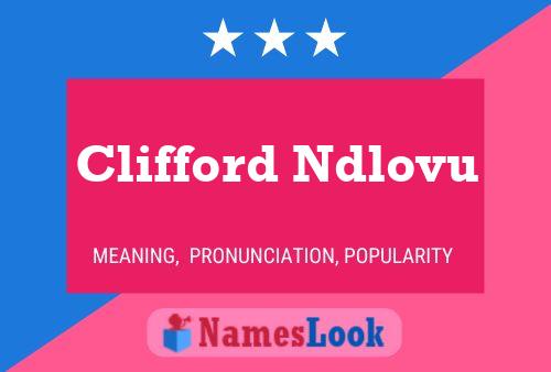 Pôster do nome Clifford Ndlovu