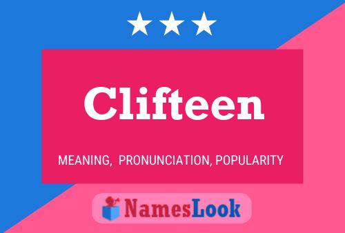 Pôster do nome Clifteen