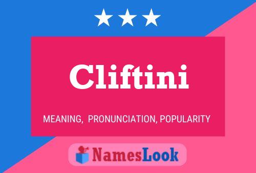 Pôster do nome Cliftini