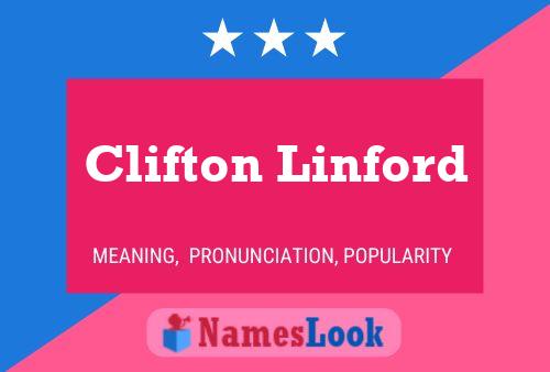 Pôster do nome Clifton Linford