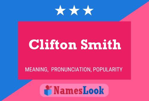 Pôster do nome Clifton Smith