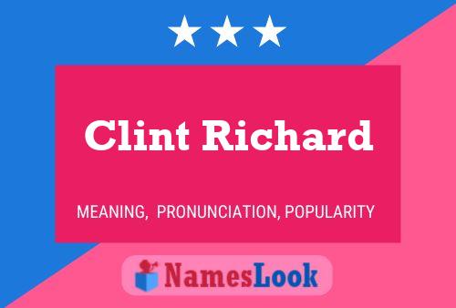 Pôster do nome Clint Richard